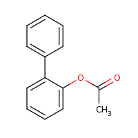 2d structure of 2-phenylphenyl acetate