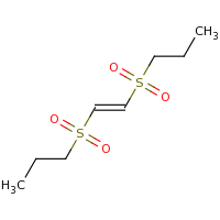 2d structure of 1-{[(E)-2-(propane-1-sulfonyl)ethene]sulfonyl}propane