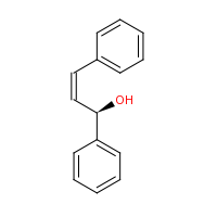 2d structure of (1R,2Z)-1,3-diphenylprop-2-en-1-ol