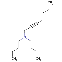 2d structure of dibutyl(hept-2-yn-1-yl)amine