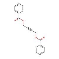 2d structure of 4-(benzoyloxy)but-2-yn-1-yl benzoate