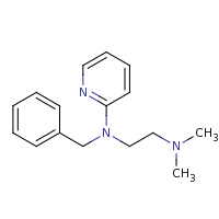 2d structure of N-benzyl-N-[2-(dimethylamino)ethyl]pyridin-2-amine