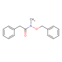 2d structure of N-(benzyloxy)-N-methyl-2-phenylacetamide