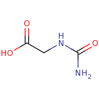 2d structure of 2-(carbamoylamino)acetic acid
