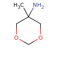 2d structure of 5-methyl-1,3-dioxan-5-amine