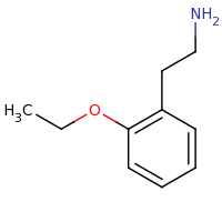 2d structure of 2-(2-ethoxyphenyl)ethan-1-amine