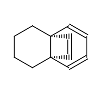 2d structure of (1R,6S)-tricyclo[4.4.2.0^{1,6}]dodeca-2,4,11-triene