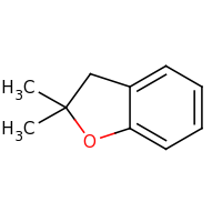 2d structure of 2,2-dimethyl-2,3-dihydro-1-benzofuran
