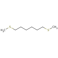 2d structure of 1,6-bis(methylsulfanyl)hexane