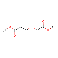 2d structure of methyl 3-(2-methoxy-2-oxoethoxy)propanoate