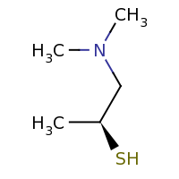 2d structure of (2S)-1-(dimethylamino)propane-2-thiol