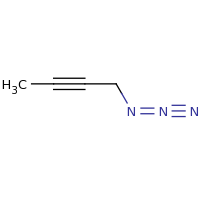 2d structure of 1-azidobut-2-yne