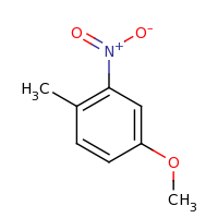 2d structure of 4-methoxy-1-methyl-2-nitrobenzene