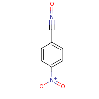 2d structure of (4-nitrophenyl)formonitrile oxide