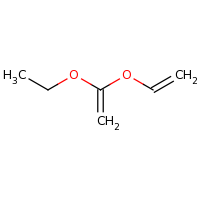 2d structure of 1-(ethenyloxy)-1-ethoxyethene