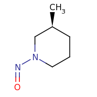 2d structure of (3S)-3-methyl-1-nitrosopiperidine