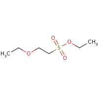 2d structure of ethyl 2-ethoxyethane-1-sulfonate