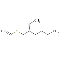 2d structure of (2R)-1-(ethenylsulfanyl)-2-ethylhexane