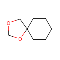 2d structure of 1,3-dioxaspiro[4.5]decane