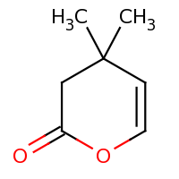 2d structure of 4,4-dimethyl-3,4-dihydro-2H-pyran-2-one
