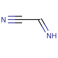 2d structure of methanecarbonimidoyl cyanide