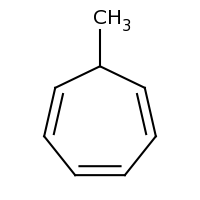 2d structure of 7-methylcyclohepta-1,3,5-triene