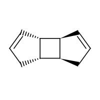 2d structure of (1S,2S,6S,7S)-tricyclo[5.3.0.0^{2,6}]deca-3,9-diene