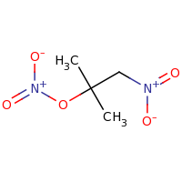 2d structure of 2-methyl-1-nitro-2-(nitrooxy)propane