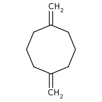 2d structure of 1,5-dimethylidenecyclooctane