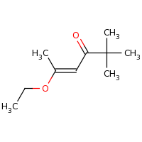 2d structure of (4E)-5-ethoxy-2,2-dimethylhex-4-en-3-one