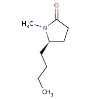 2d structure of (5R)-5-butyl-1-methylpyrrolidin-2-one