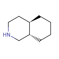 2d structure of (4aR,8aS)-decahydroisoquinoline
