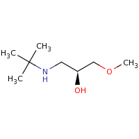 2d structure of tert-butyl[(2S)-2-hydroxy-3-methoxypropyl]amine