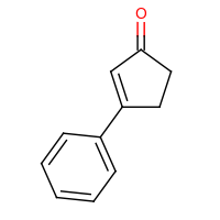 2d structure of 3-phenylcyclopent-2-en-1-one