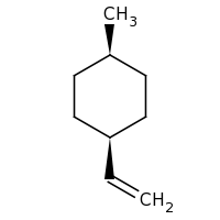 2d structure of 1-ethenyl-4-methylcyclohexane
