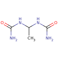 2d structure of [1-(carbamoylamino)ethyl]urea