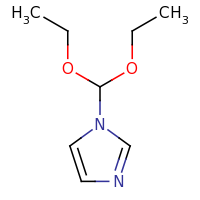 2d structure of 1-(diethoxymethyl)-1H-imidazole