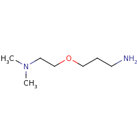 2d structure of [2-(3-aminopropoxy)ethyl]dimethylamine