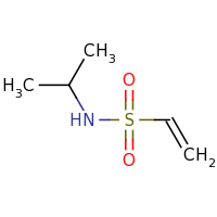 2d structure of N-(propan-2-yl)ethene-1-sulfonamide