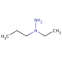 2d structure of 1-ethyl-1-propylhydrazine