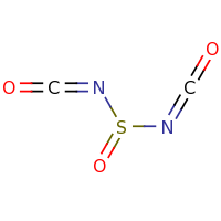 2d structure of sulfurooyl diisocyanate