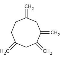 2d structure of 1,2,4,7-tetramethylidenecyclooctane