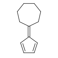 2d structure of cyclopenta-2,4-dien-1-ylidenecycloheptane