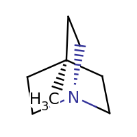 2d structure of 4-methyl-1-azabicyclo[2.2.2]octane