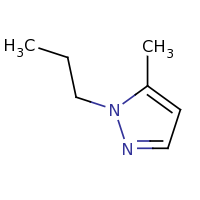 2d structure of 5-methyl-1-propyl-1H-pyrazole