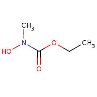 2d structure of ethyl N-hydroxy-N-methylcarbamate