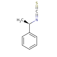 2d structure of [(1R)-1-isothiocyanatoethyl]benzene
