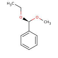 2d structure of [(R)-ethoxy(methoxy)methyl]benzene