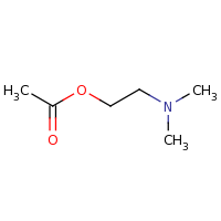 2d structure of 2-(dimethylamino)ethyl acetate