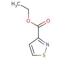 2d structure of ethyl 1,2-thiazole-3-carboxylate